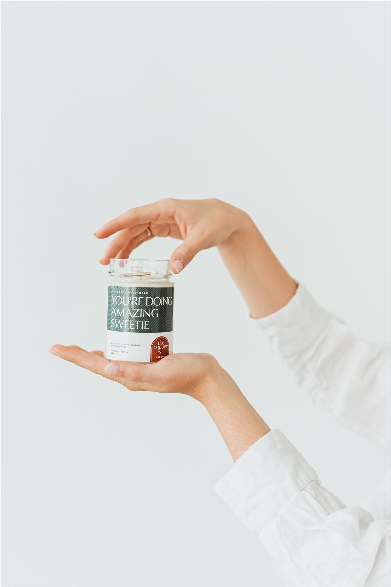 thoughtful soy candles for gifting to your friends. you're doing amazing sweetie.