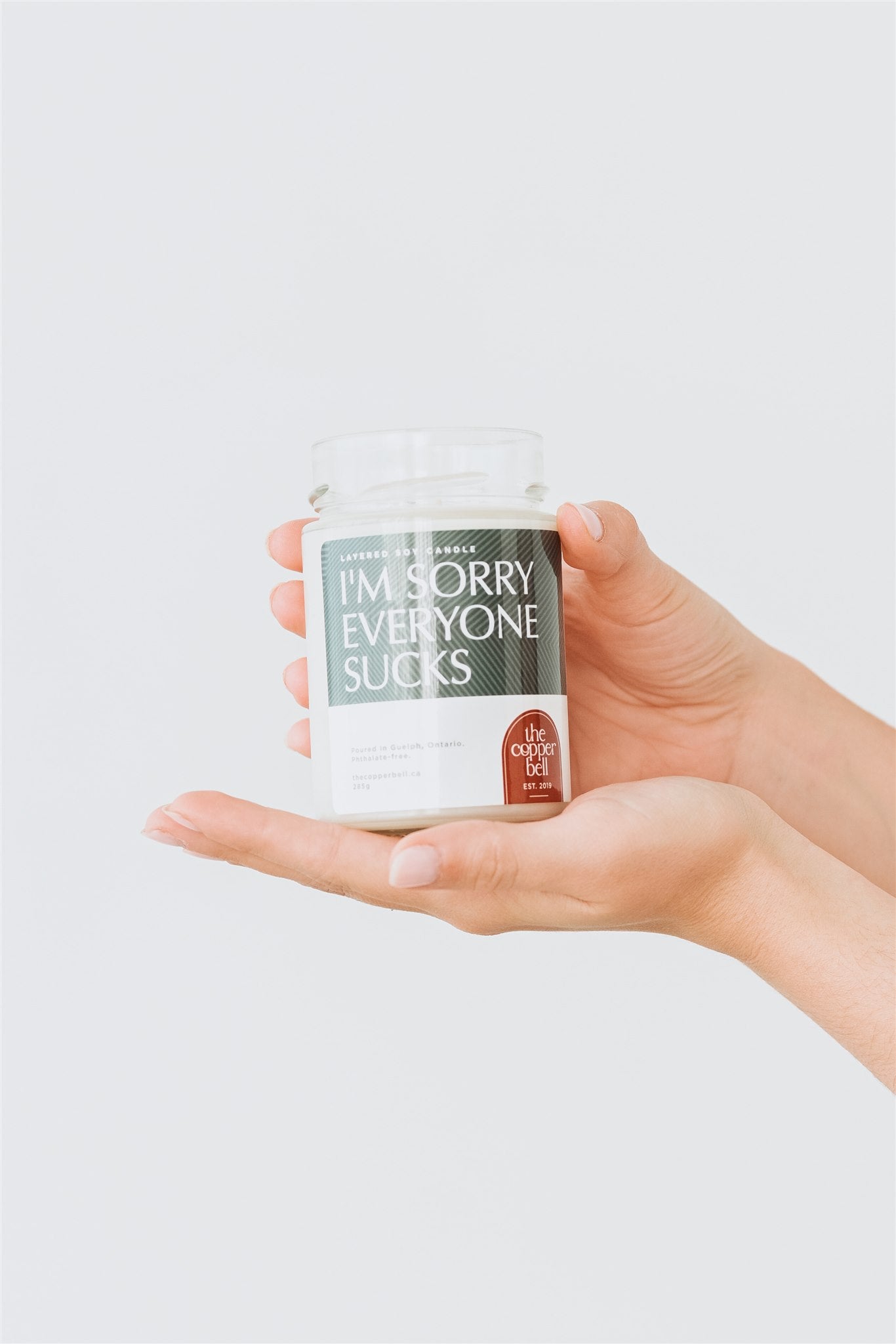 i'm sorry everyone sucks candle. the perfect gift for your funny friend.