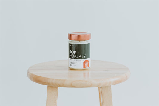 best selling scent, top koalaty. funny soy candle scented with eucalyptus, mint, and orange.